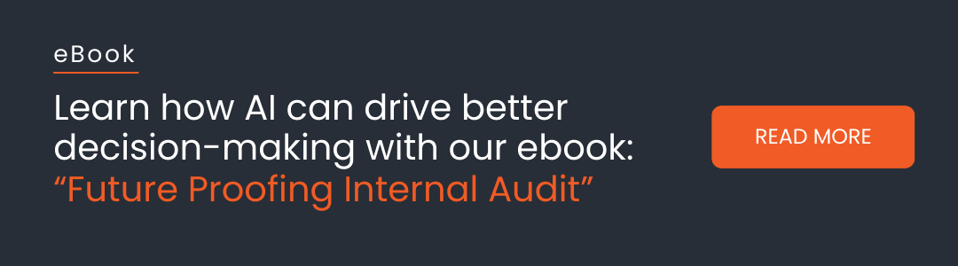 Blog banner showcasing our ebook, Future Proofing Internal Audit, that explore show AI and automation can change the auditing processes of an organisation.