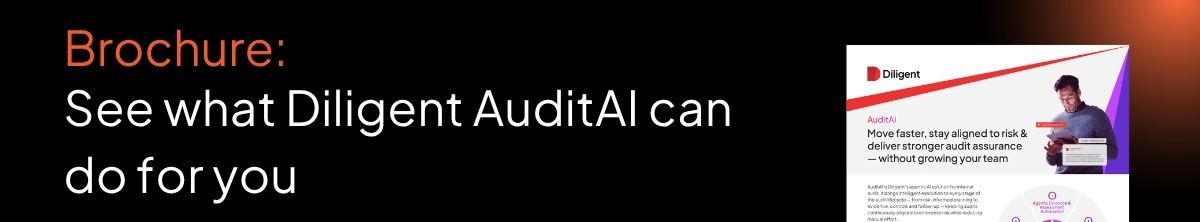 Auditai brochure | surtech Brochure banner, offering a look at the auditai solution and what it can do for modern internal auditors who want to embrace the future of auditing.
