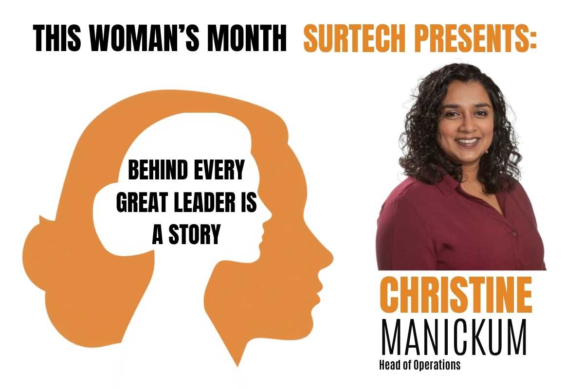 Christine Manickum – Womens Day 2026 Christine Manickum, Head of Operations at SurTech, joins us for an insightful interview to celebrate women's day in 2026.